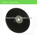 Fitness crossfit rubber weight plates